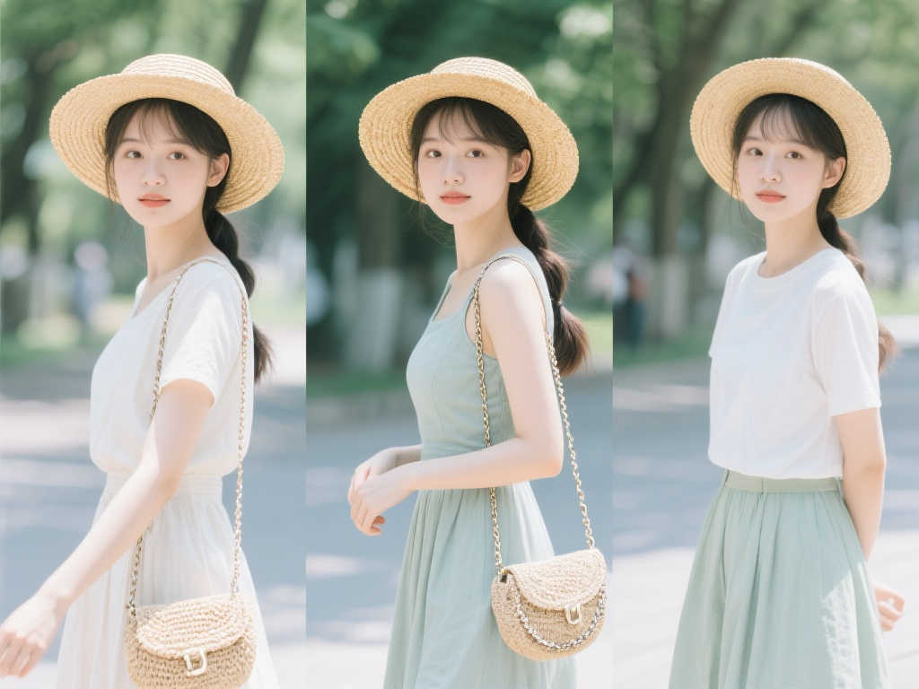 女大学生清凉穿搭引热议，网友惊呼：难怪街拍师狂追三条街！